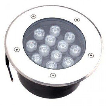 Spot Balizador Led 12w Branco Frio Blindado Para Piso